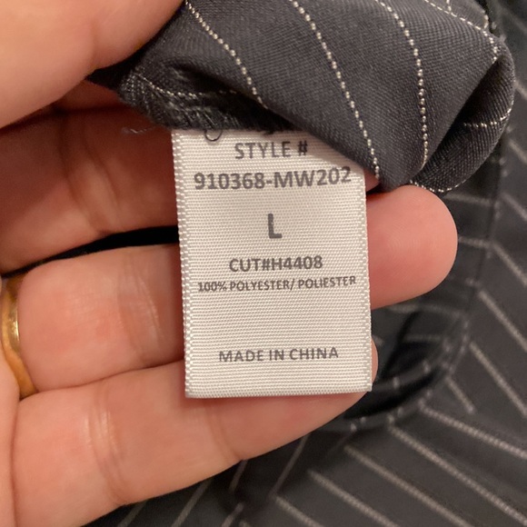 HAVE Women’s Pants size L brand new with tag color gray with white stripe - Picture 10 of 12